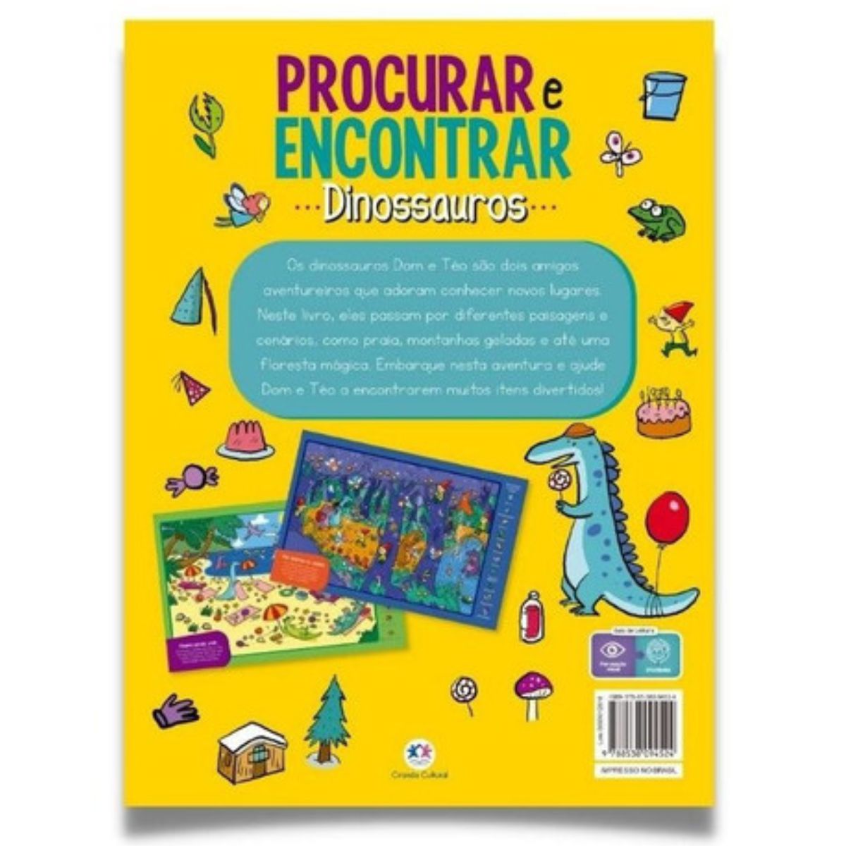 Livro Infantil Dinossauros - Procurar E Encontrar - Ciranda Cultural Livro Infantil Dinossauros - Procurar E Encontrar - Ciranda Cultural
